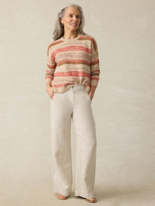 Miramar Linen Crewneck Sweater