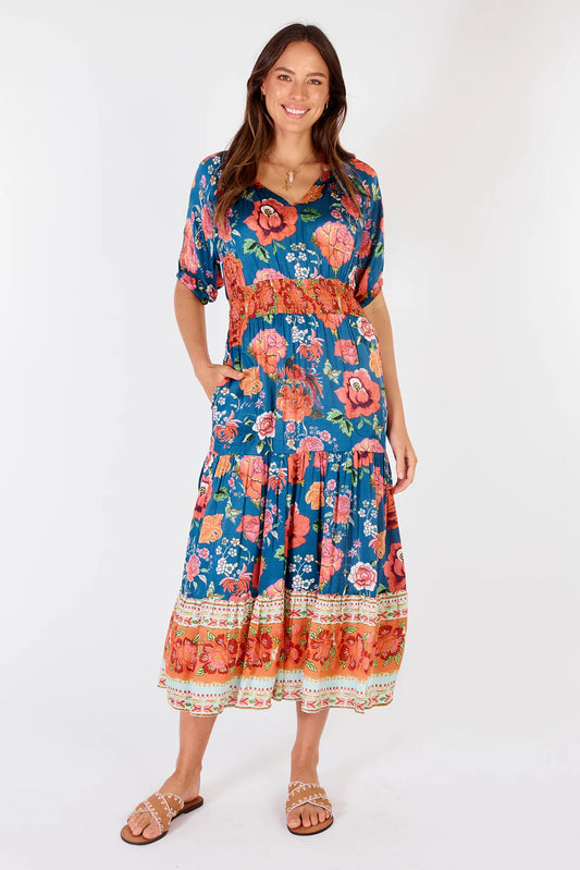 Mexican Flower Dress