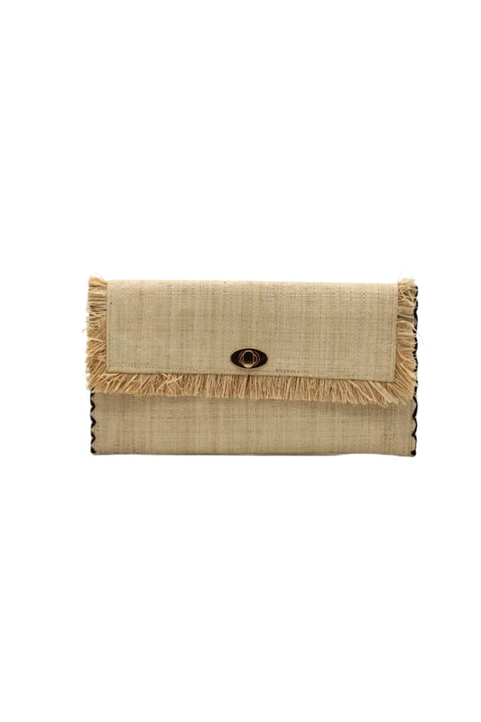 Sophie Straw Envelope Clutch