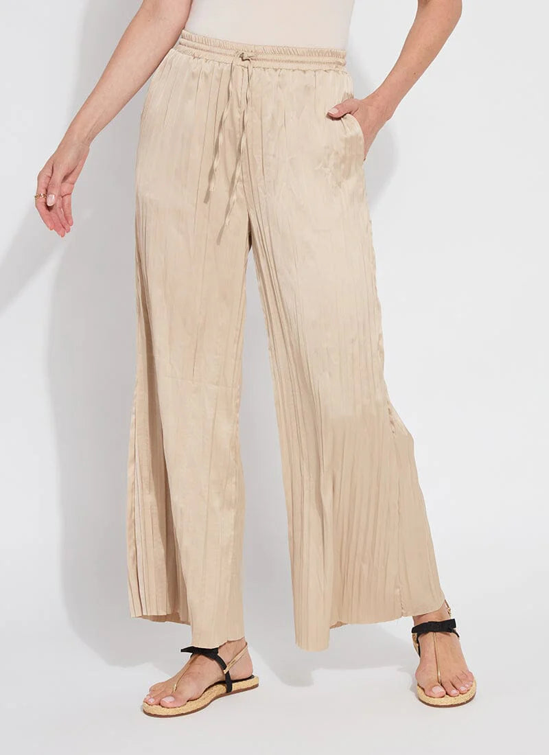 Packable Pleated Palazzo