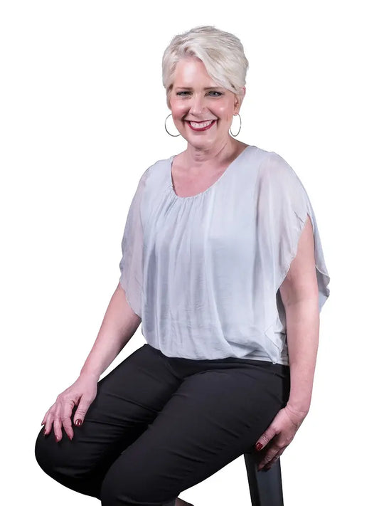 Aurora Flutter Sleeve - Pearl