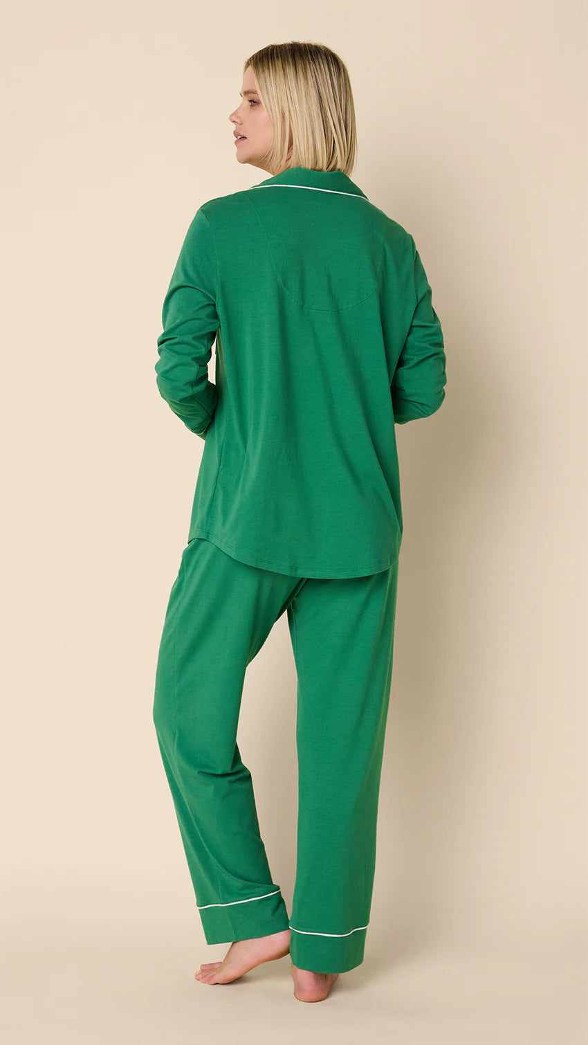 Classic Pima Knit Long Sleeve Pajamas