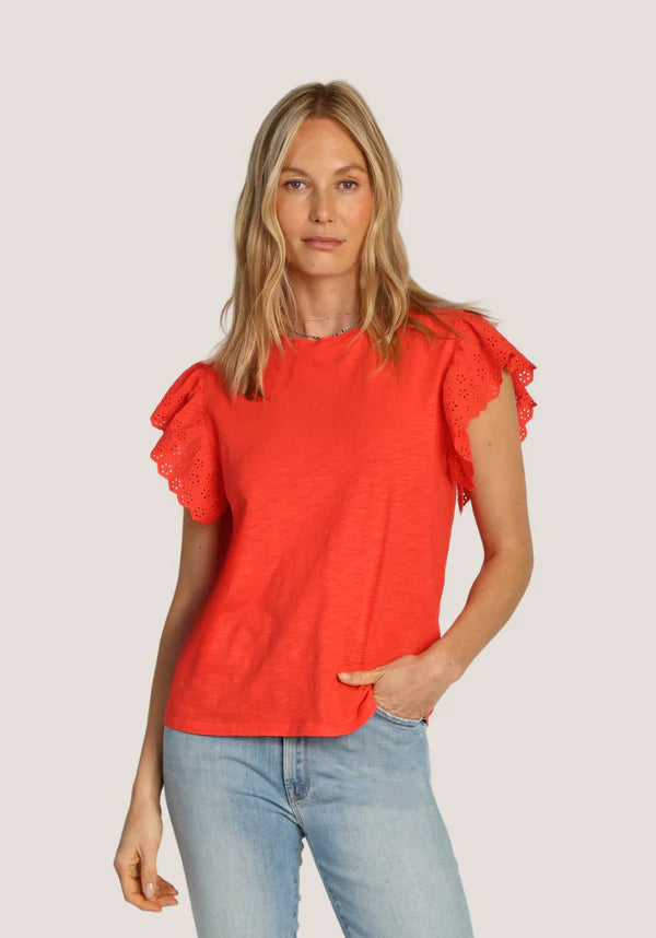 Presley Tee -Poppy