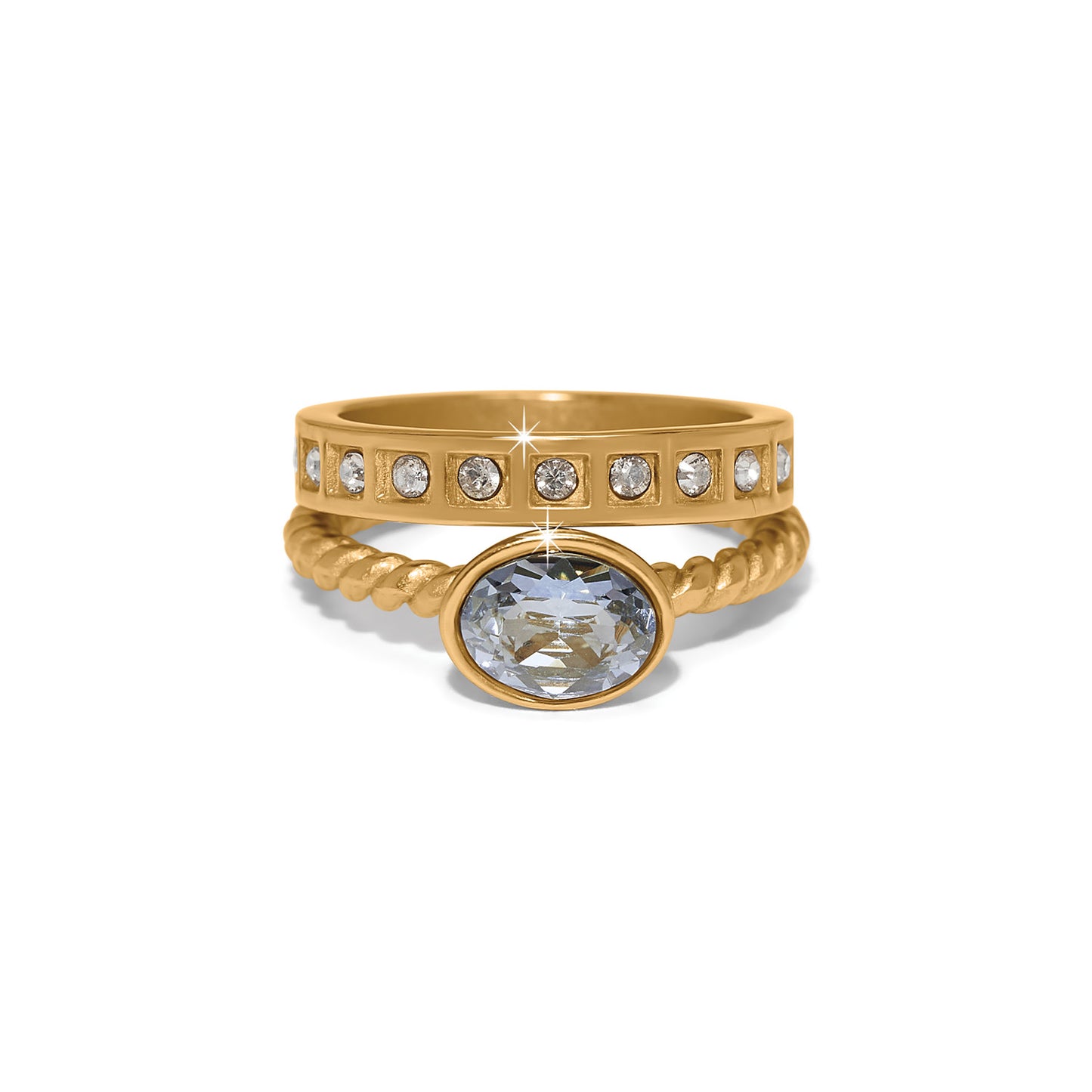 Love Knows Duo Gold Rings