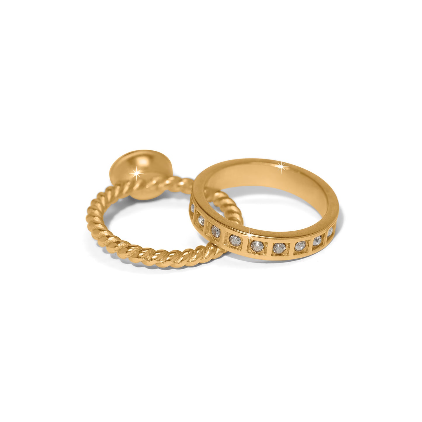 Love Knows Duo Gold Rings