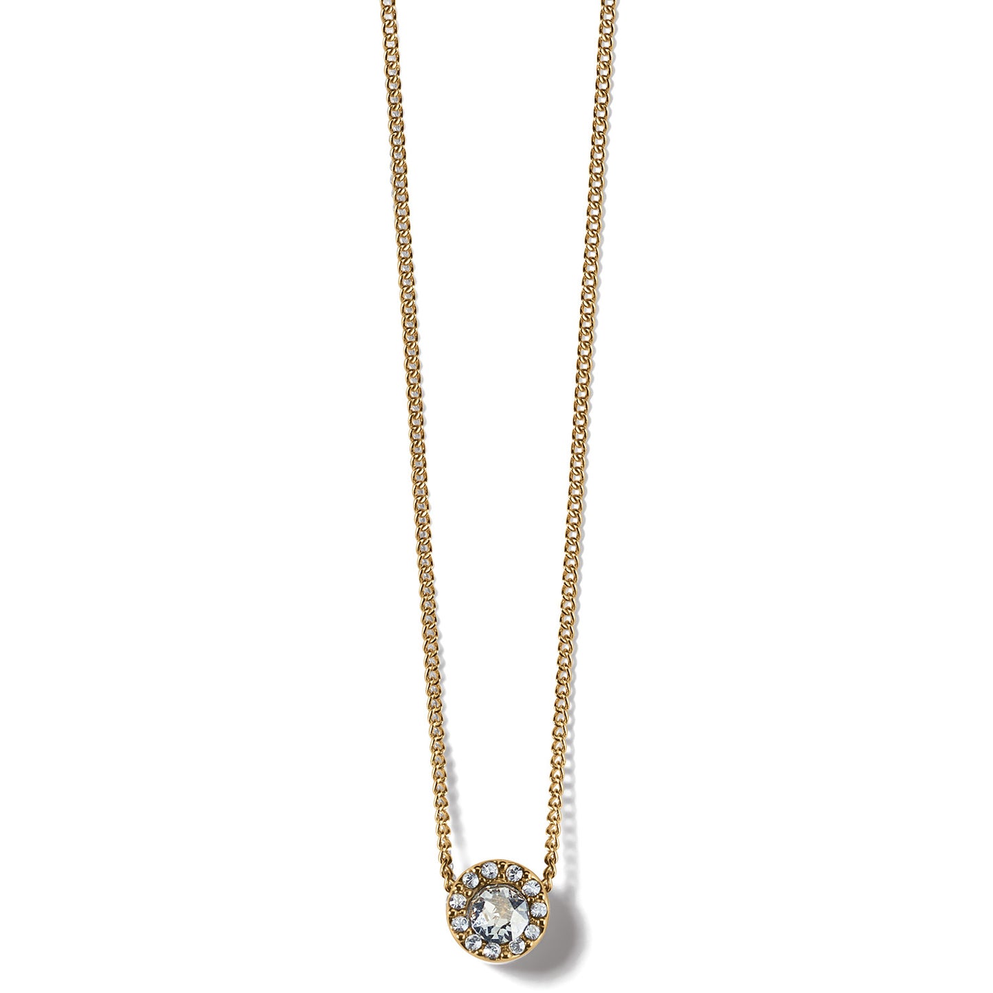 Illumina Mini Solitaire Necklace - Gold