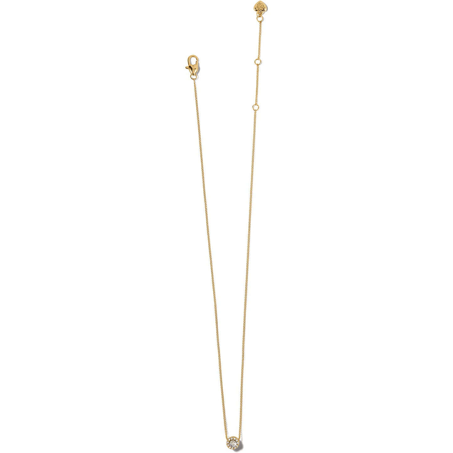 Illumina Mini Solitaire Necklace - Gold