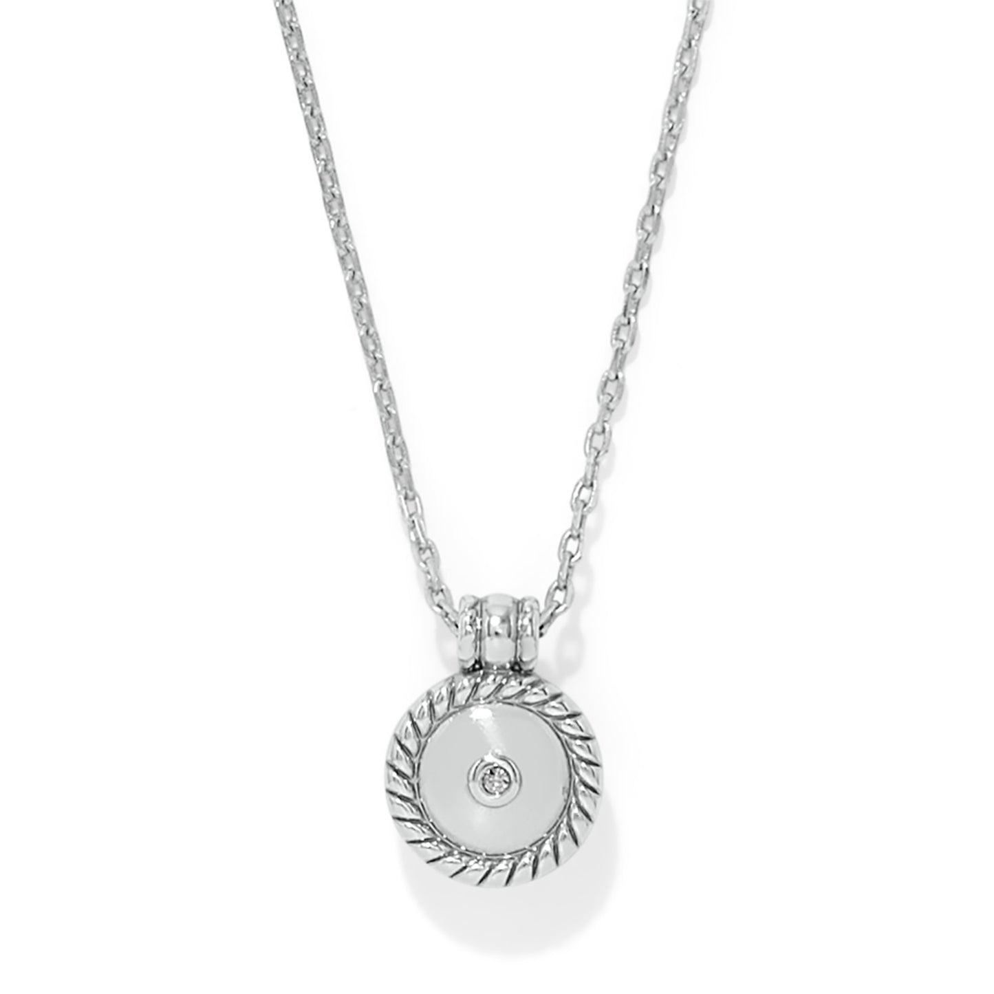 Illumina Celeste Dome Silver Necklace