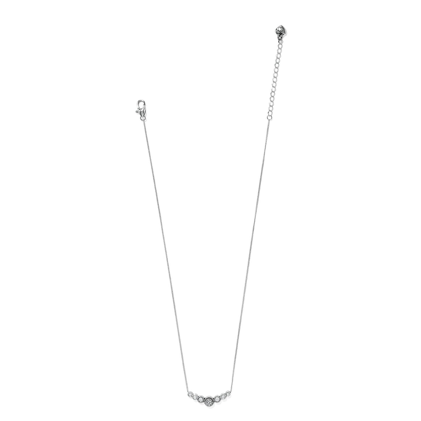Illumina Celeste Bar Silver Necklace