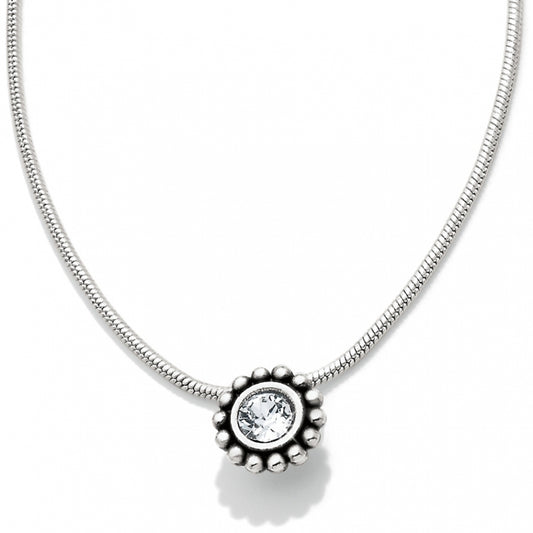 Twinkle Round Petite Necklace