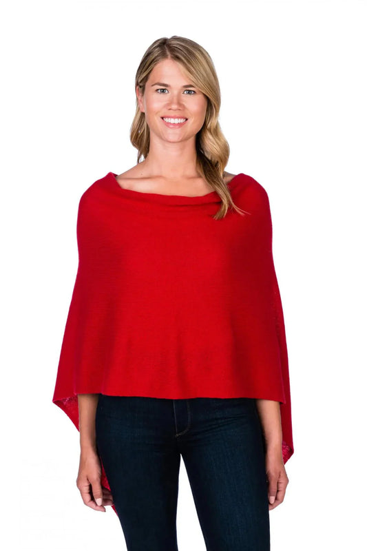 Cashmere Dress Topper Poncho
