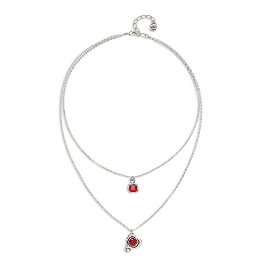 Ser Expresiva Necklace - Red