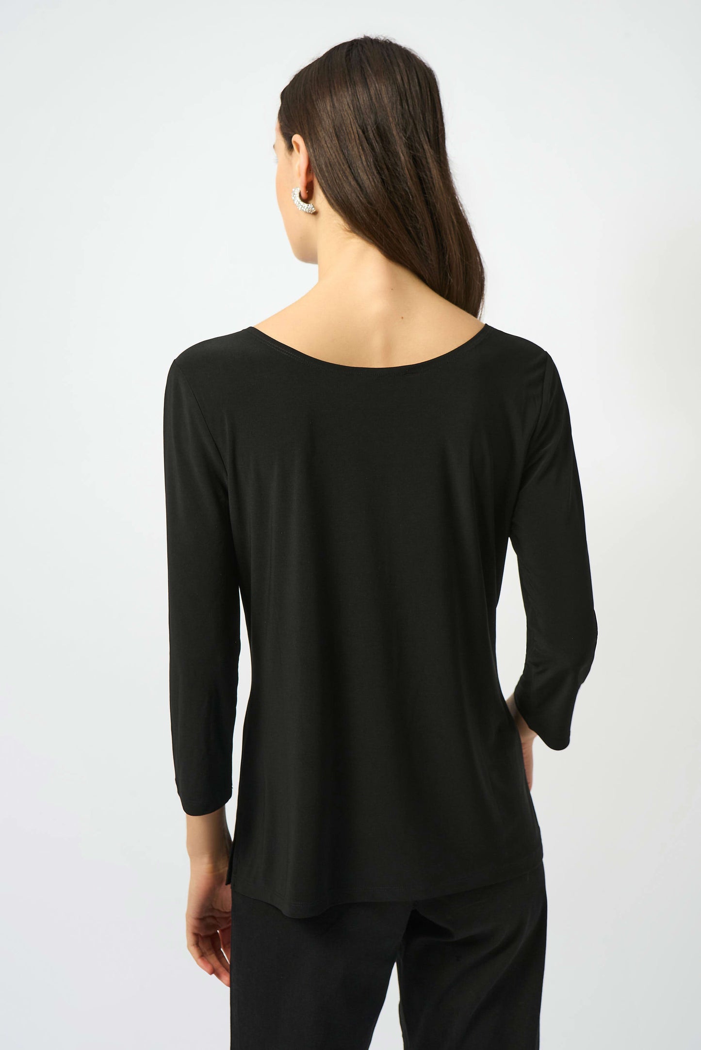 Silky Knit Scoop Fit & Flare Top