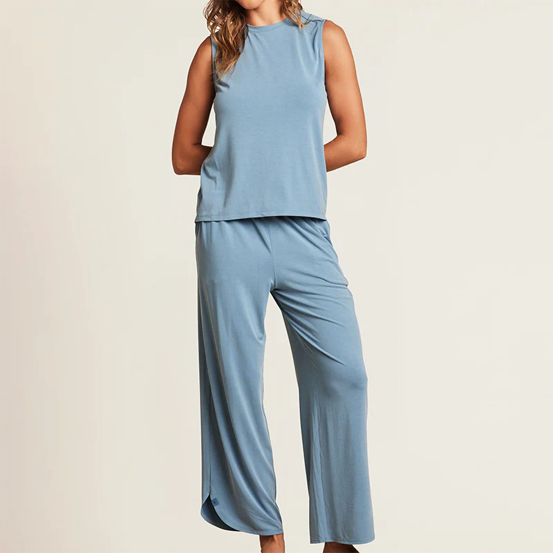 Sand Washed Jersey Piped Set