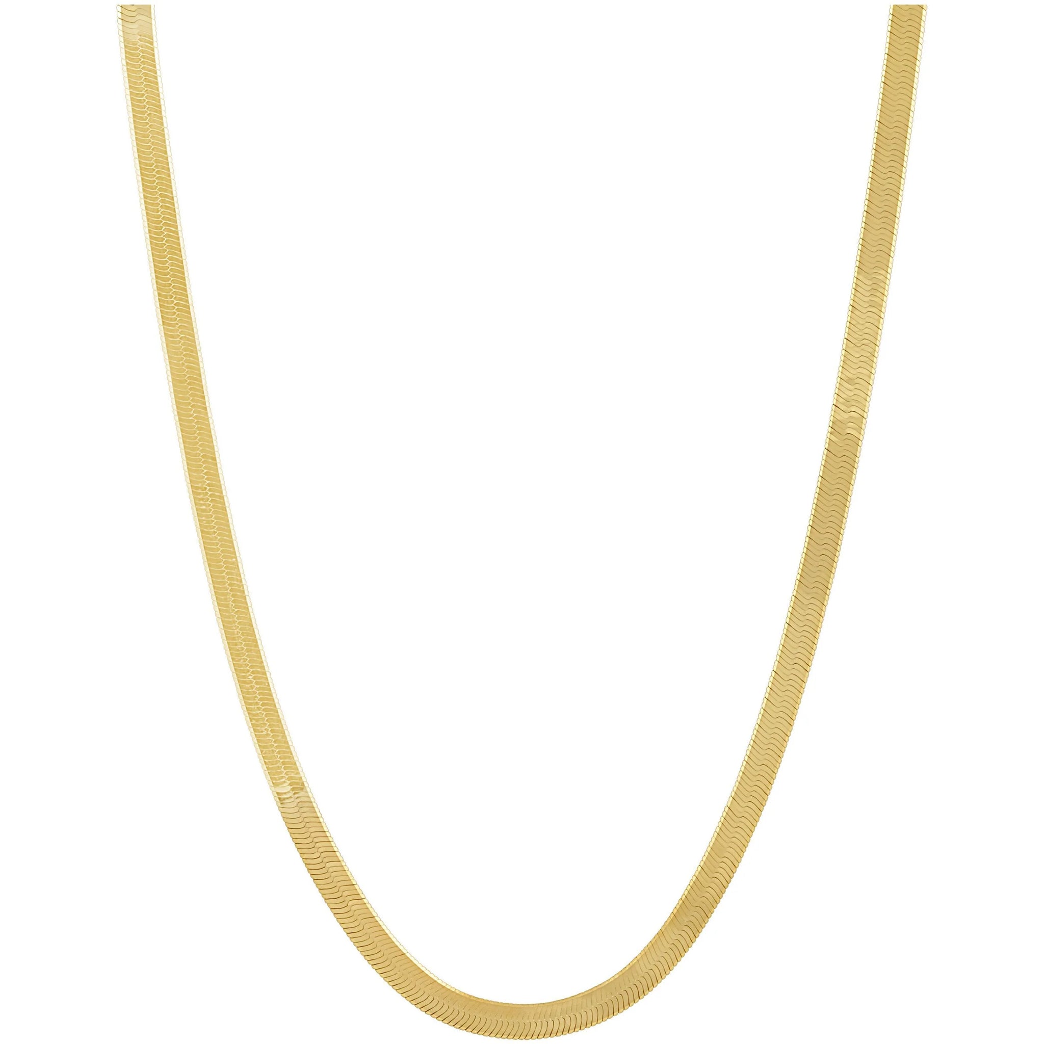 16" Snake Chain Necklace - Gold