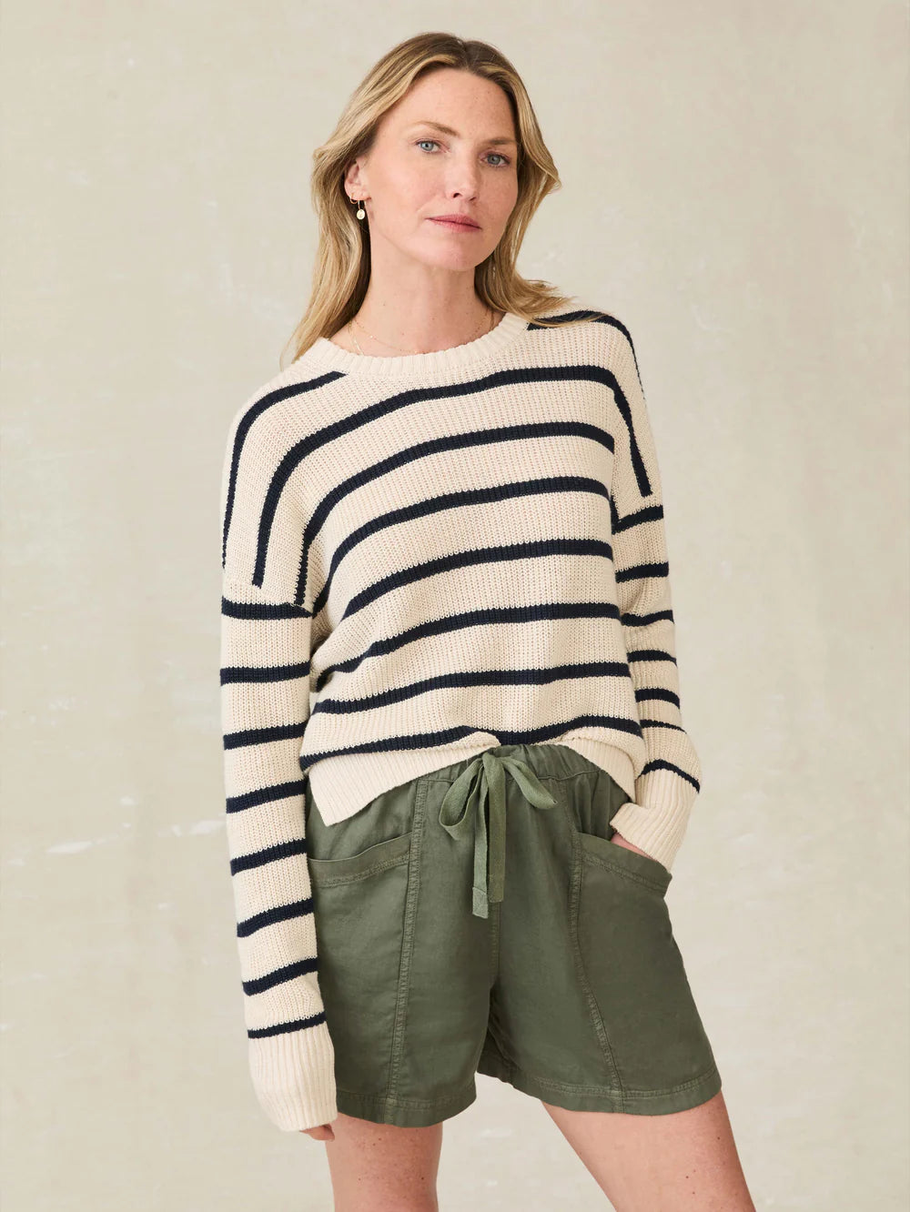 Miramar Linen Crewneck Sweater