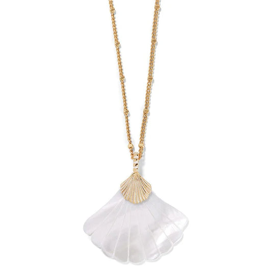 Sunset Cove Mother of Pearl Shell Necklace