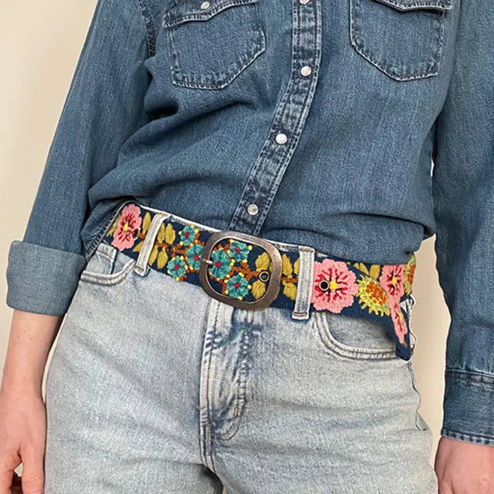 Sunshine Daydream Embroidered Belt