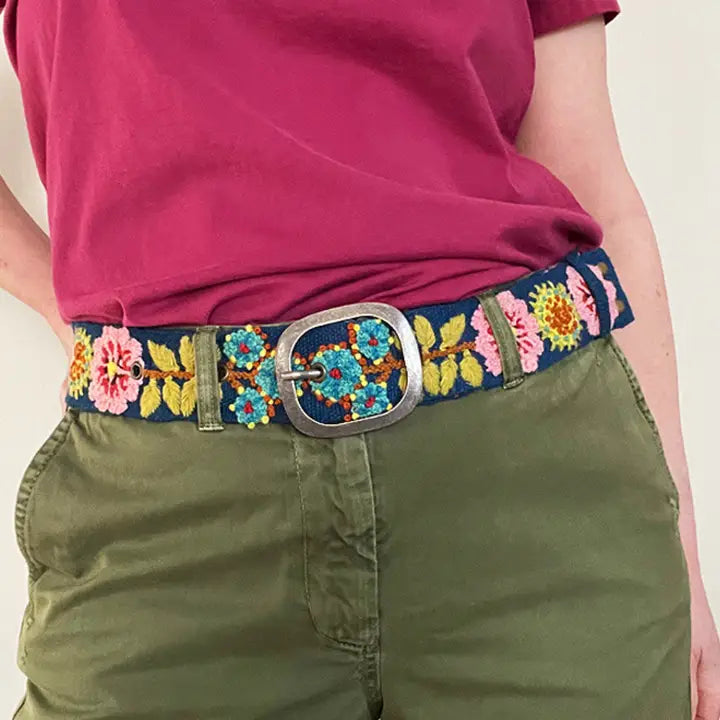 Sunshine Daydream Embroidered Belt