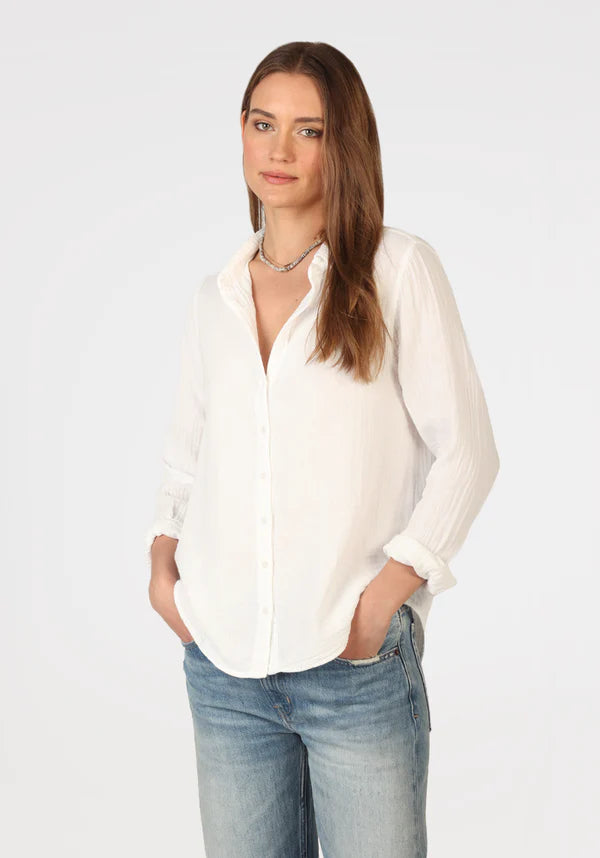 L/S Taylor Shirt in White