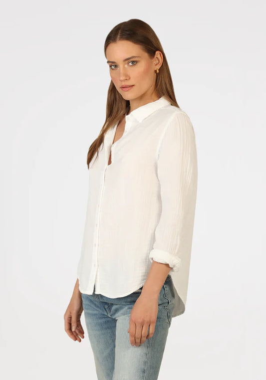L/S Taylor Shirt in White