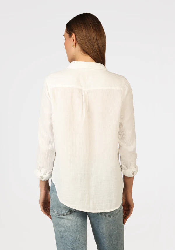 L/S Taylor Shirt in White