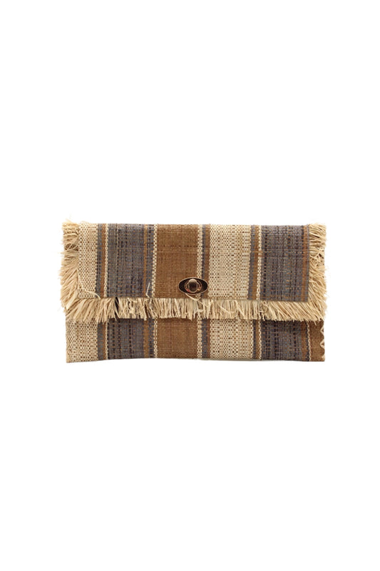Sophie Straw Envelope Clutch