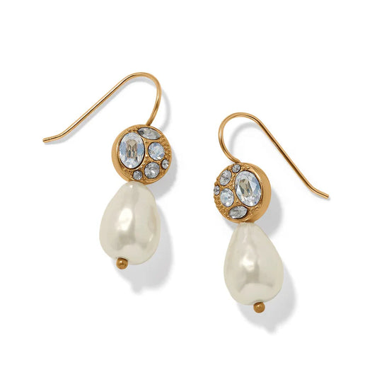Trust Your Journey Petite Pearl Fr Wire Earrings