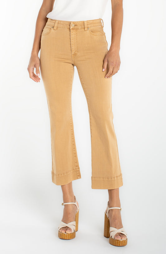 Hannah Crop Flare Hugger Jean