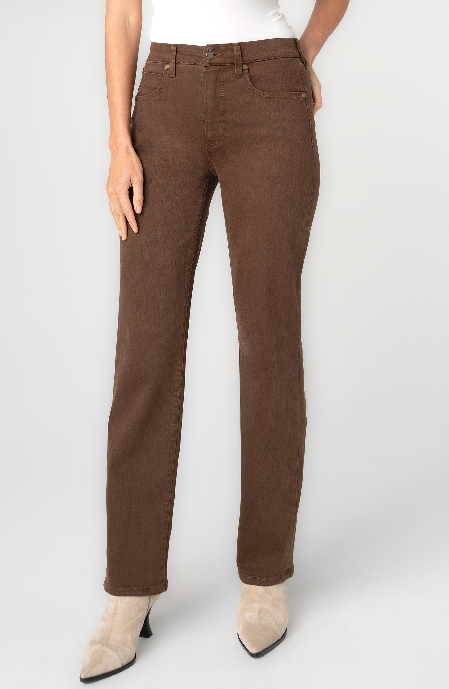Kennedy Comfort Waist Straight Leg Jeans