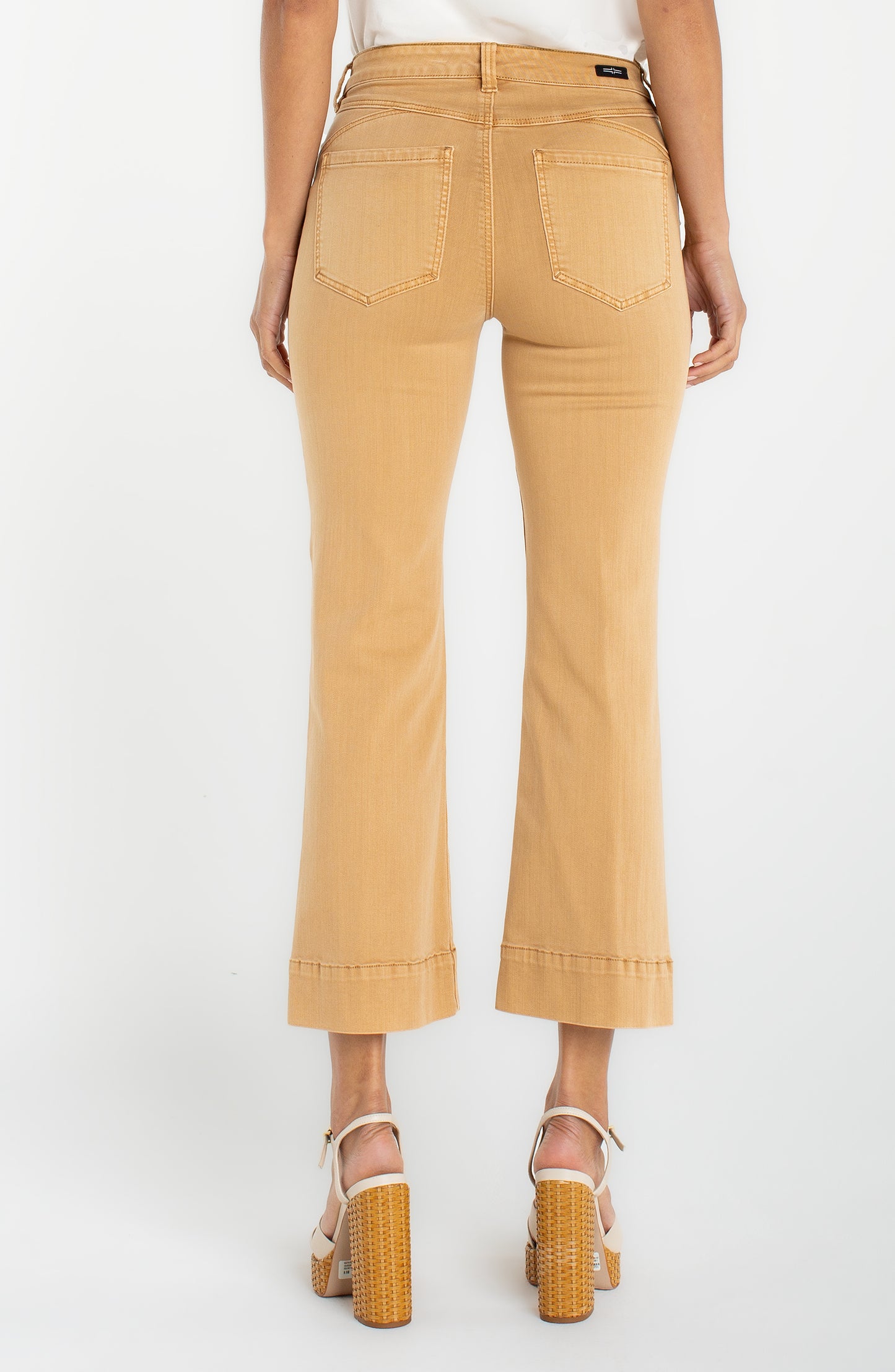 Hannah Crop Flare Hugger Jean