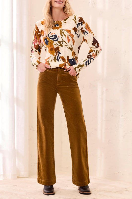 Fly Front 5 Pocket Corduroy Pant