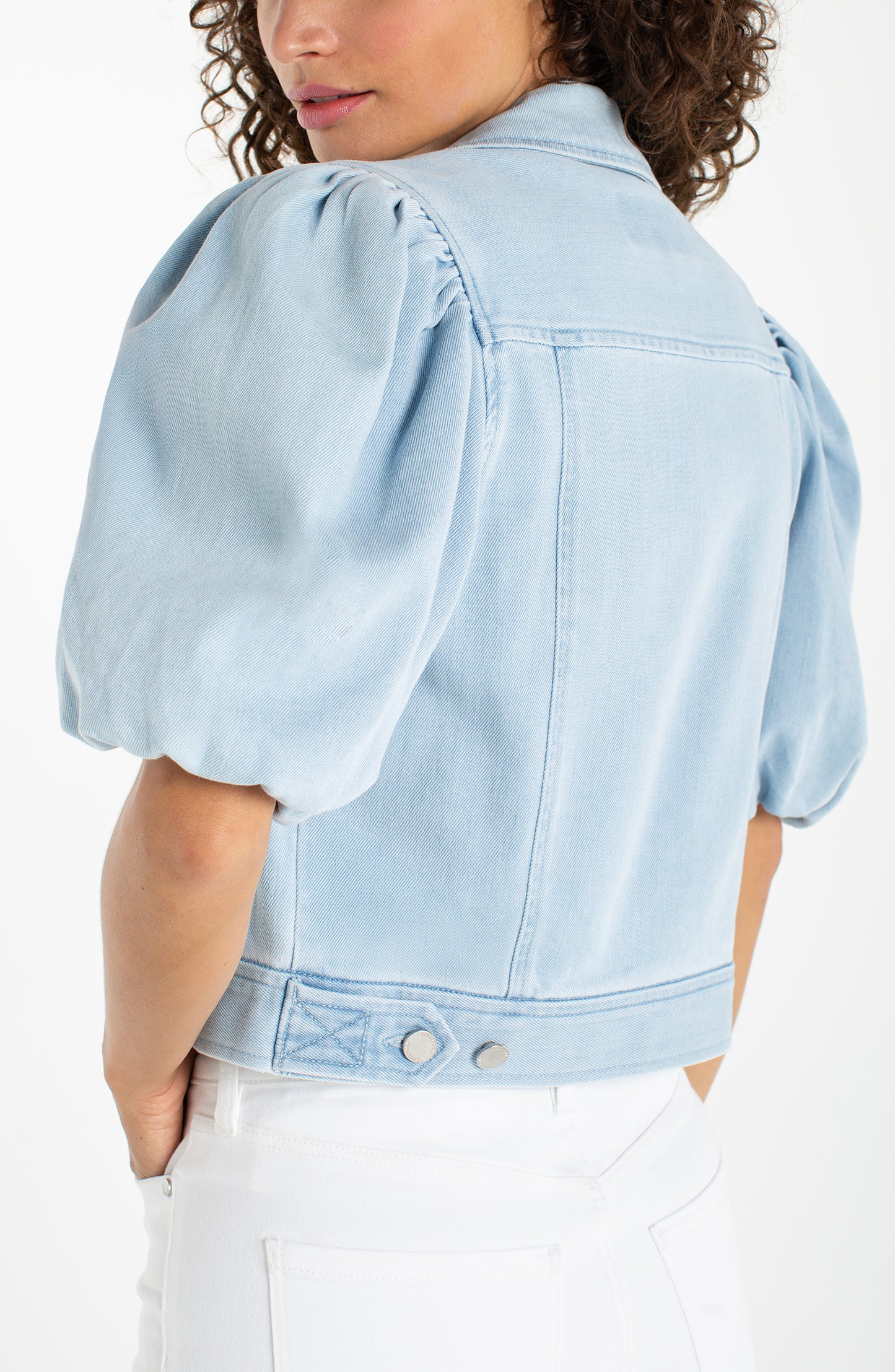 Puff Sleeve Trucker Jacket