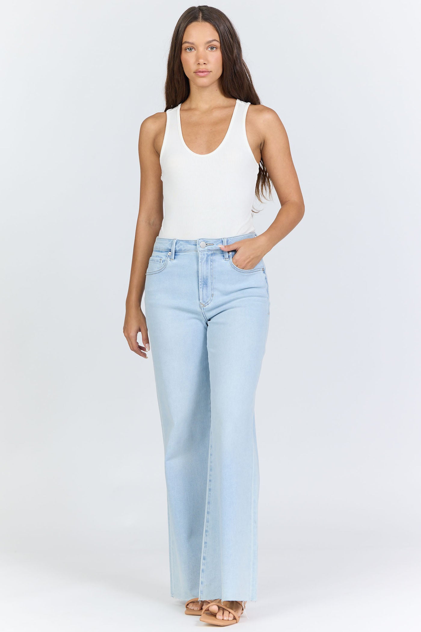 Fiona Hi-Rise Wide Leg Jeans