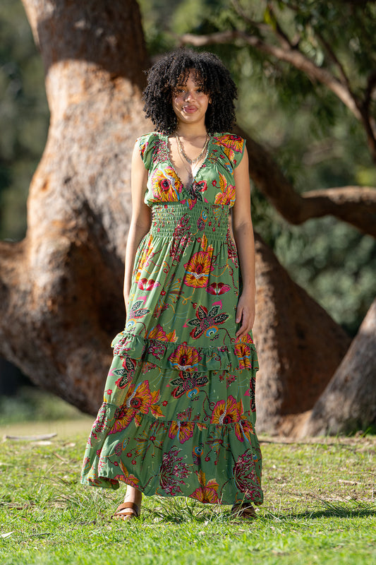 Posey Sleeveless Boho Dress