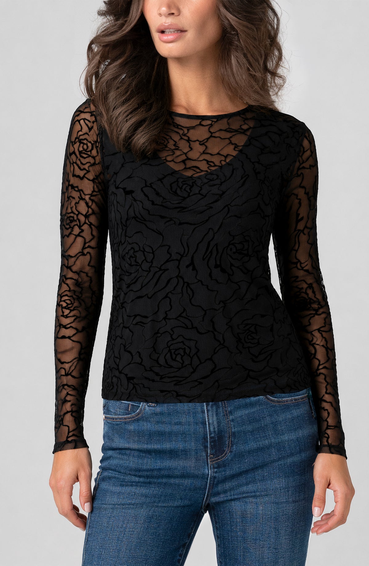 Long Sleeve Layered Top