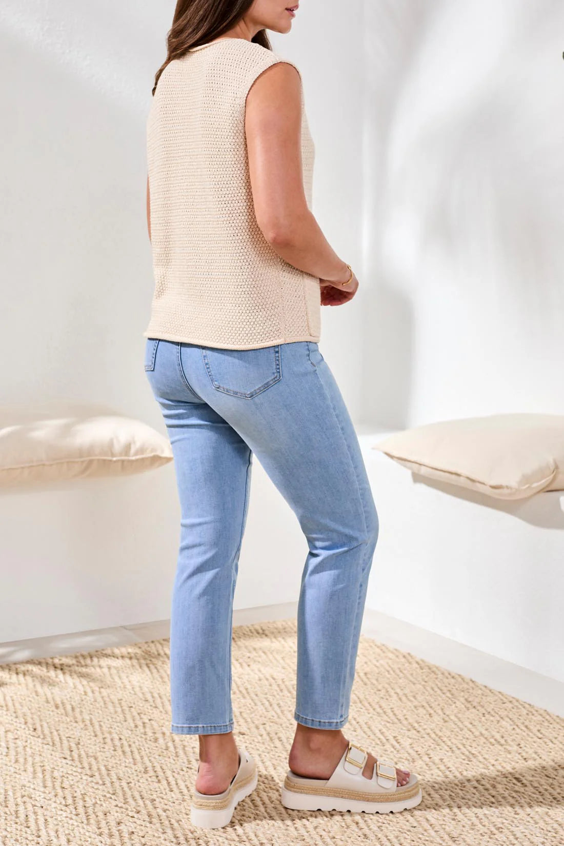 Sweater Vest with Decorative Buttons