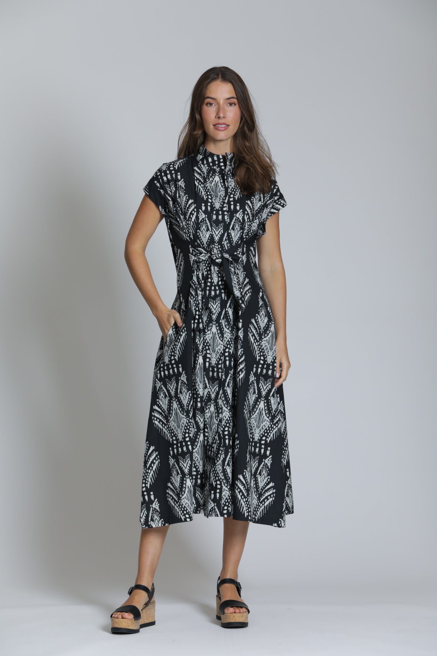 Tie Front Dress