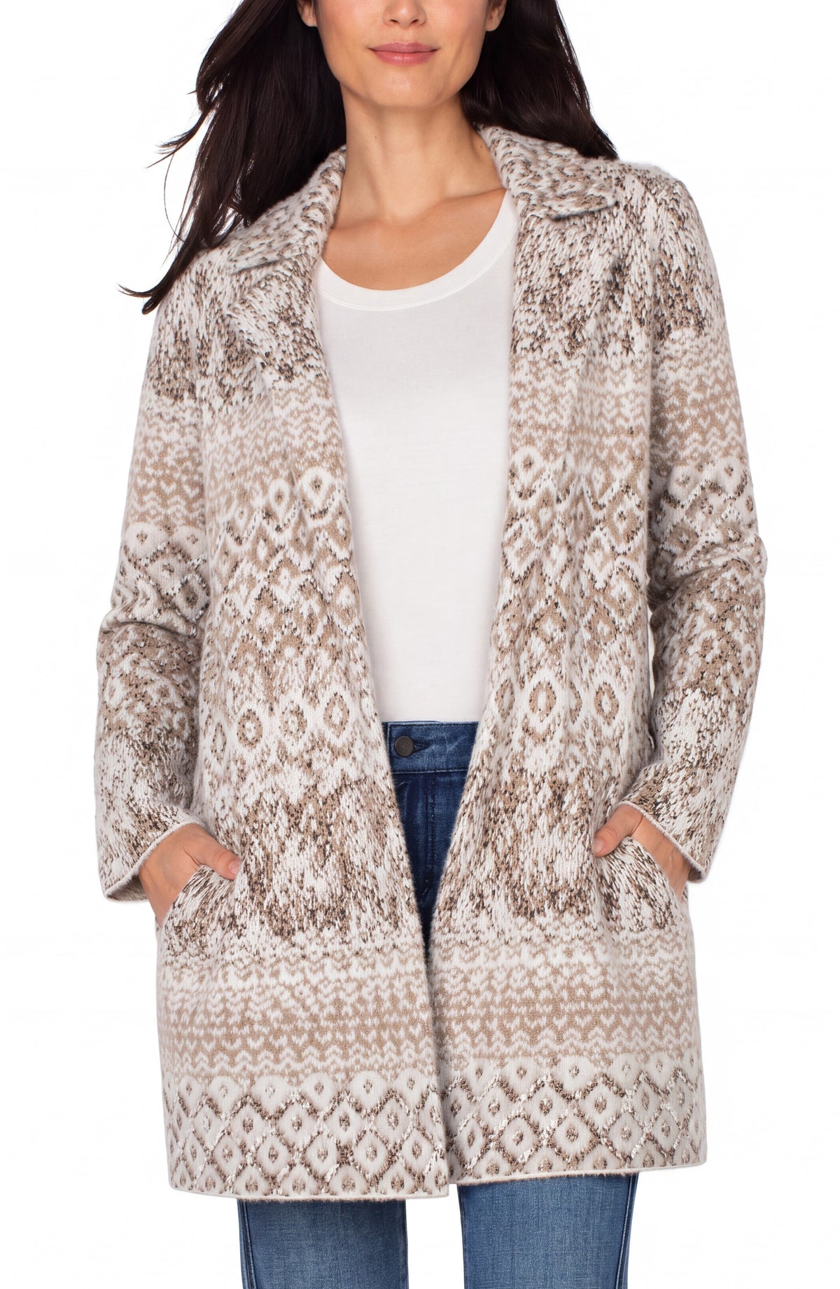Open Front Coatigan Sweater
