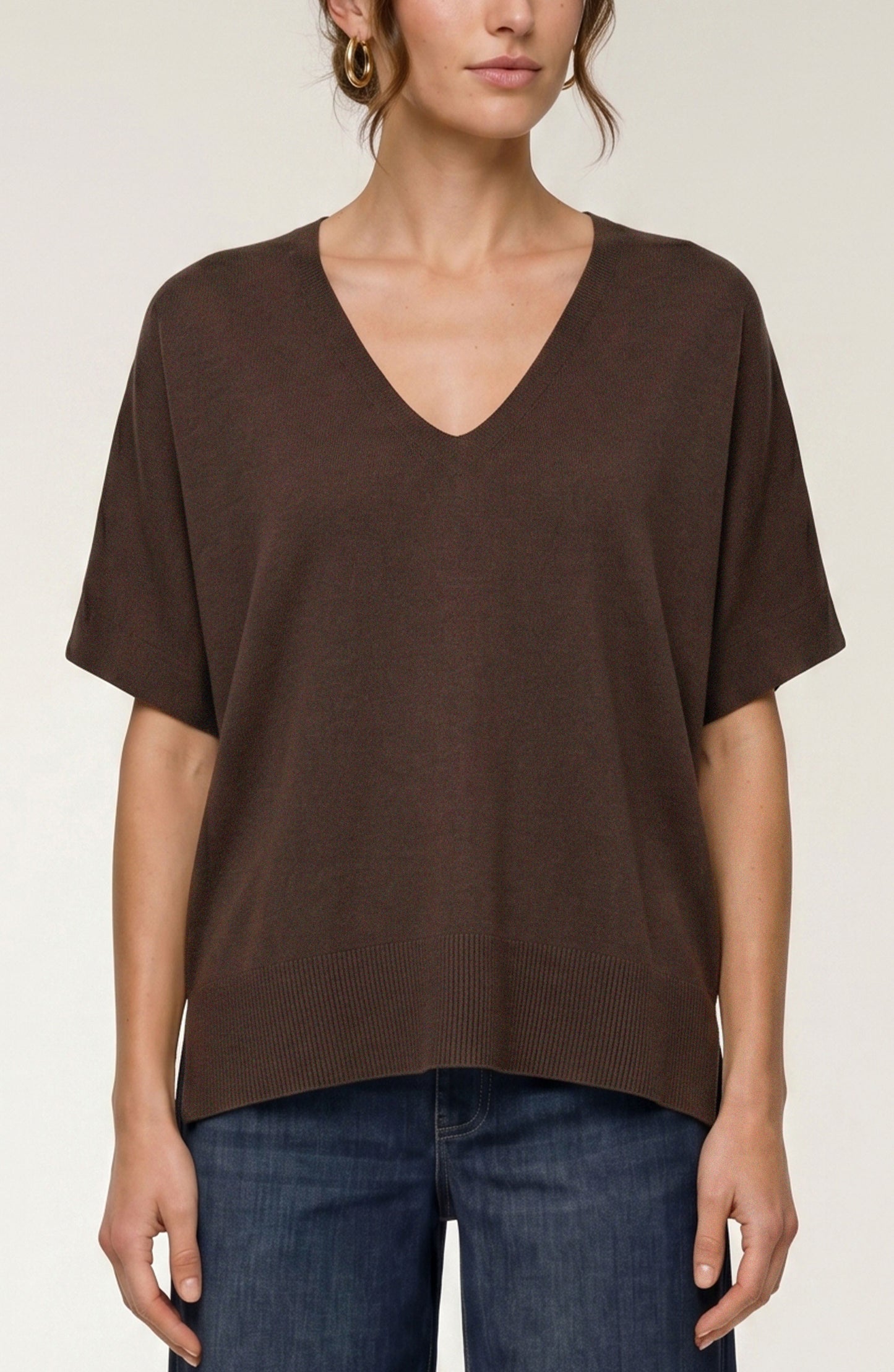 Short Sleeve Popover Top