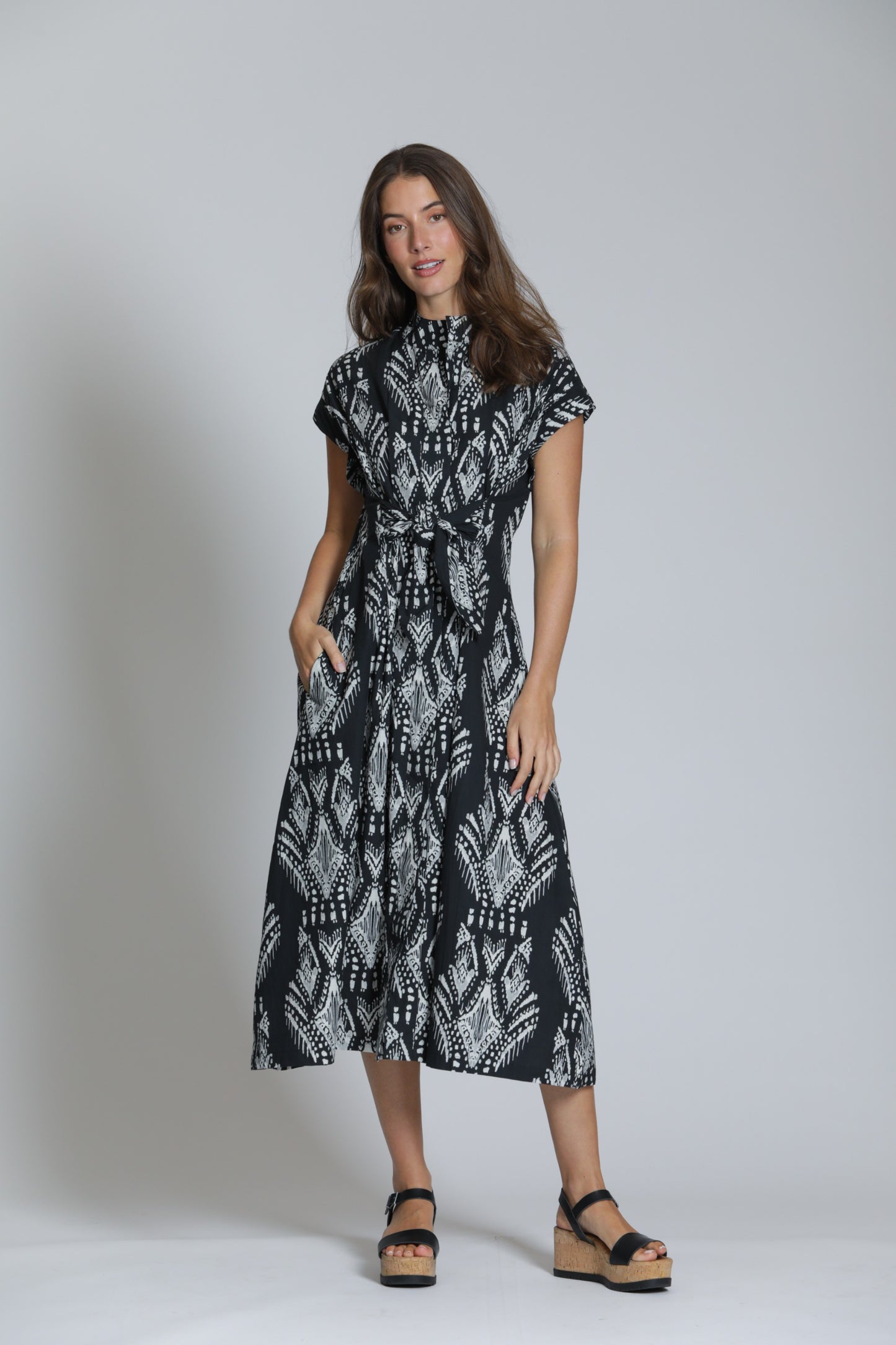 Tie Front Dress