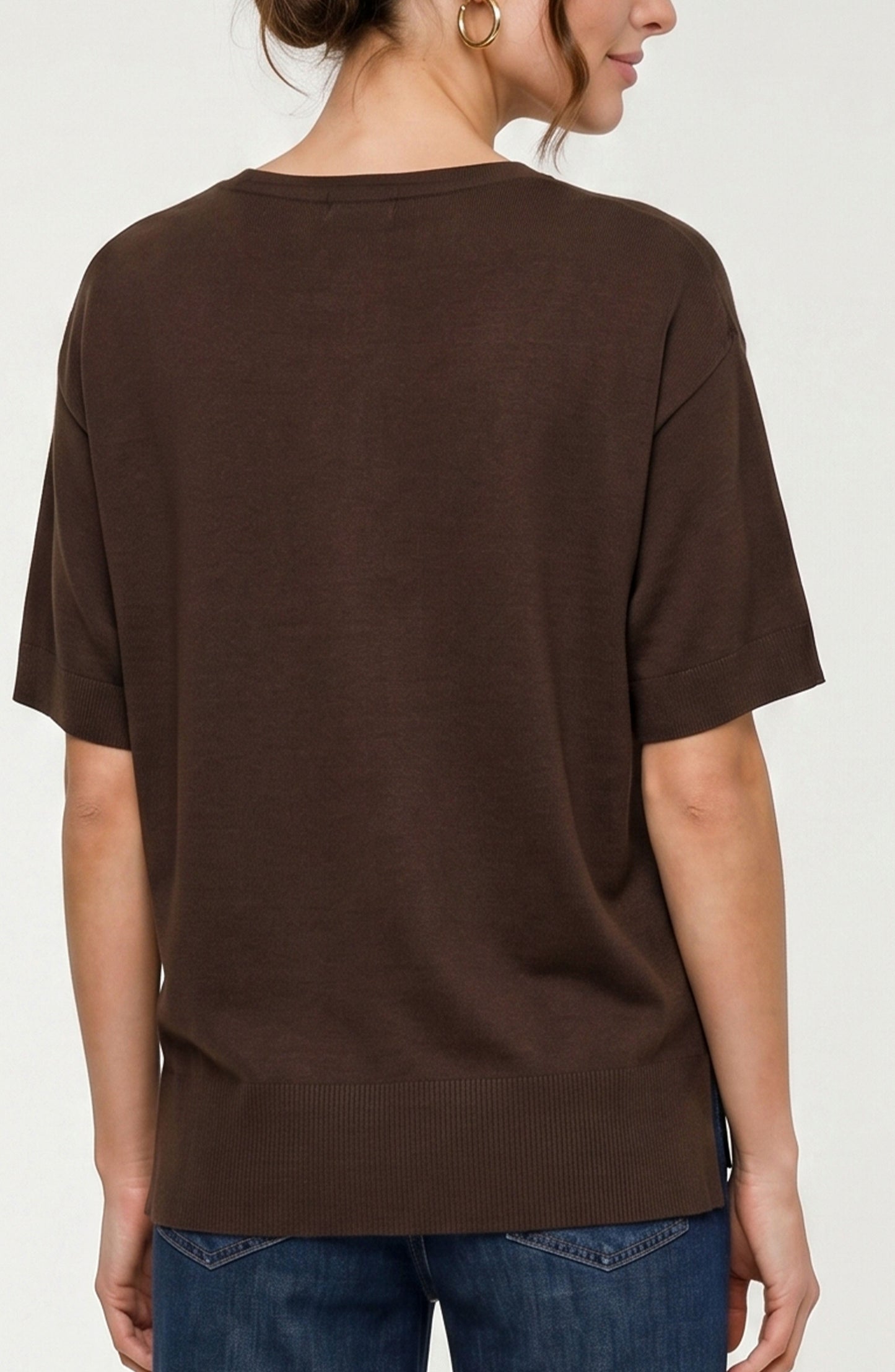 Short Sleeve Popover Top