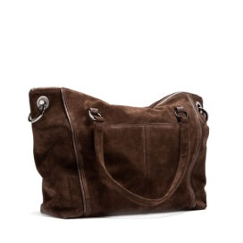 Daniel Large Handbag - Espresso Suede