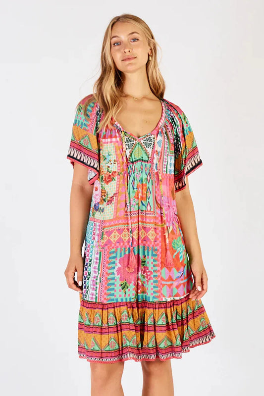 Vivone Shirred Dress