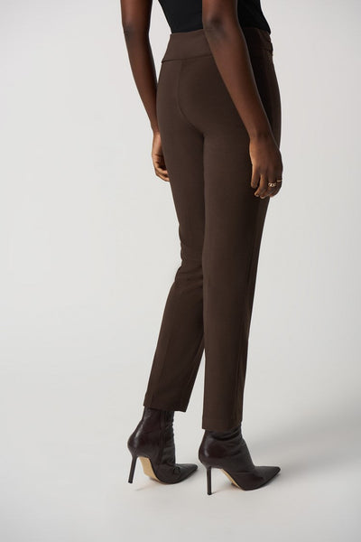 Bonded Silk Straight Leg Pants