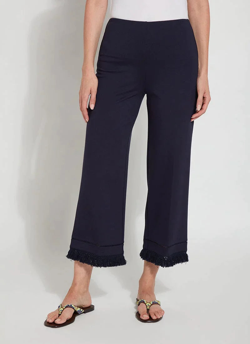 Cropped Coastal Wide Leg Pant