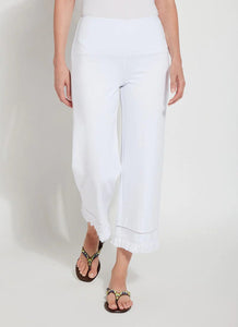 Cropped Coastal Wide Leg Pant