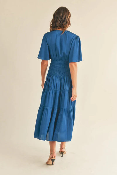 Samantha Satin Maxi Dress