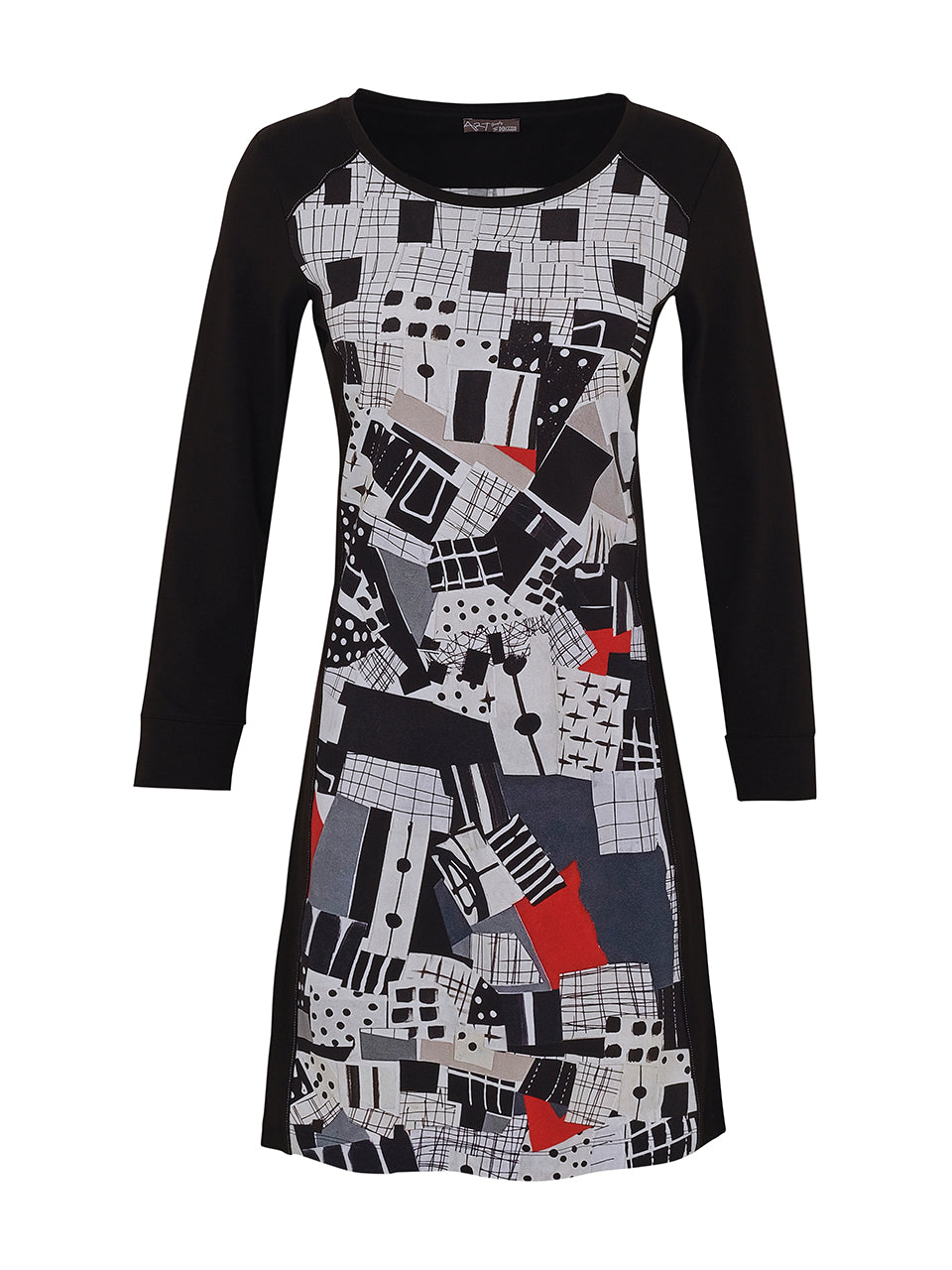 Long Sleeve Print Dress