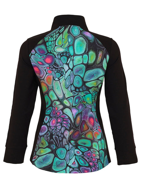 Fantasy Print Zip Jacket